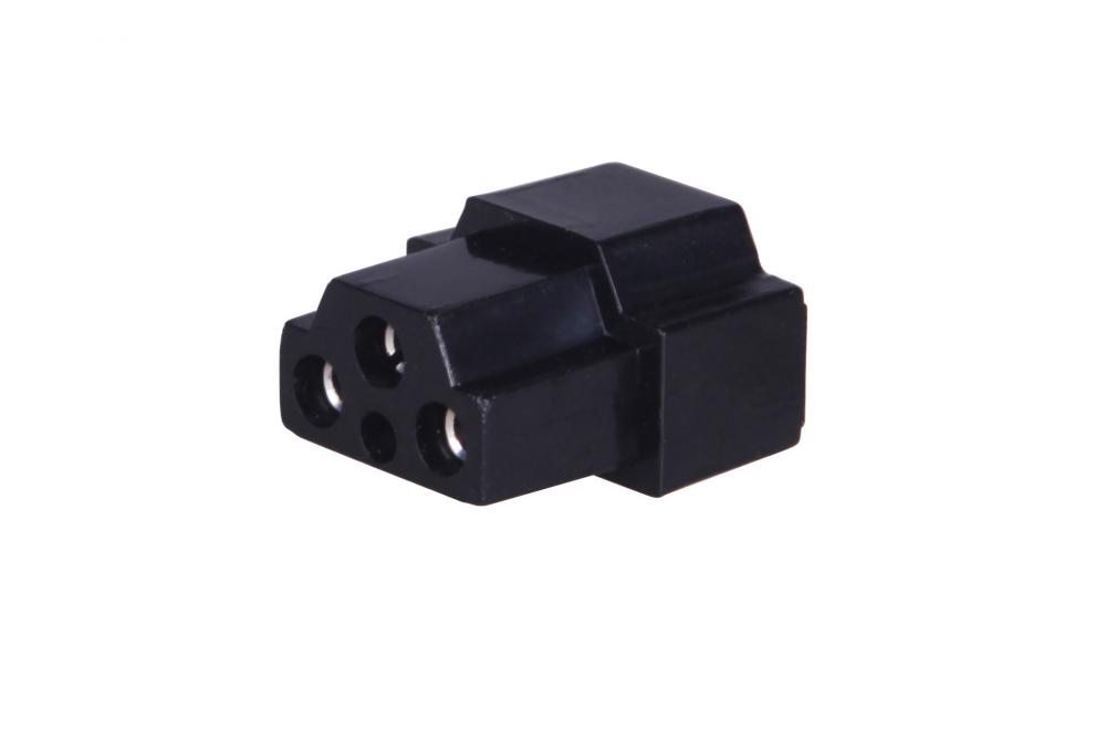 Under Cabinet Light End-To-End Connector in Black
