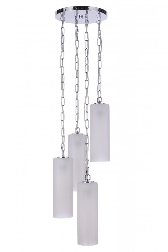 Myos 4 Light Pendant in Chrome