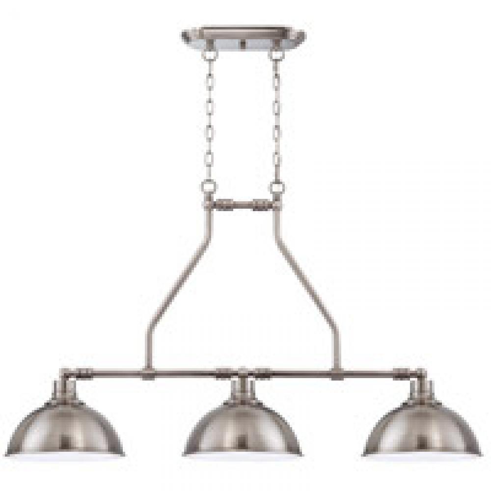 Timarron 3 Light Island in Antique Nickel