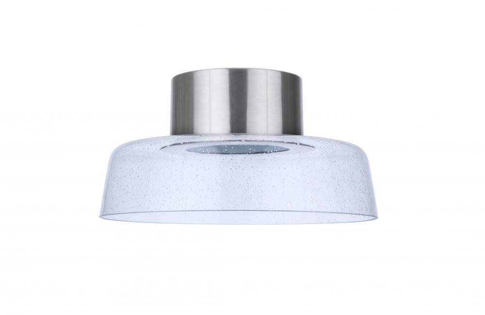 Centric 13.75" LED Flushmount in Brushed Polished Nickel