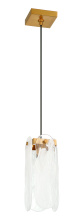 Craftmade 59991-SB - Angela 1 Light Pendant in Satin Brass