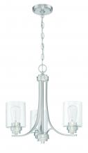 Craftmade 50523-BNK - Bolden 3 Light Chandelier in Brushed Polished Nickel