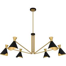 Quoizel ADN5052MBK - Arden 6-Light Matte Black Chandelier