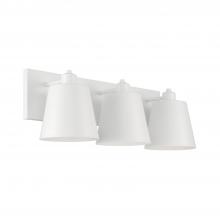 Capital Canada 151331WE - 3-Light Modern Metal Vanity in White