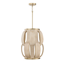 Capital Canada 357511MA - 16" W x 21.25" H 1-Light Handcrafted Cylindrical Pendant in Matte Brass