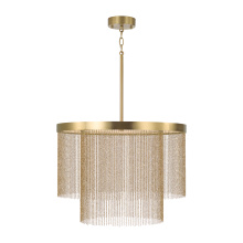 Capital Canada 359321AD - 23.75" W x 18.25" H Integrated LED Double Ring Pendant in Aged Brass