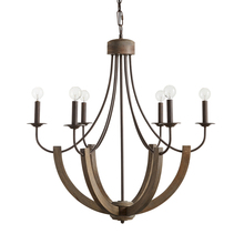 Capital Canada 429161NG - 6 Light Chandelier