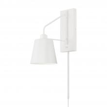 Capital Canada 651311WE - 1-Light Modern Metal Sconce in White