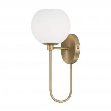Capital Canada 652111AD-548 - 1-Light Circular Globe Sconce in Aged Brass
