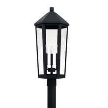 Capital Canada 926934BK - 3 Light Outdoor Post Lantern