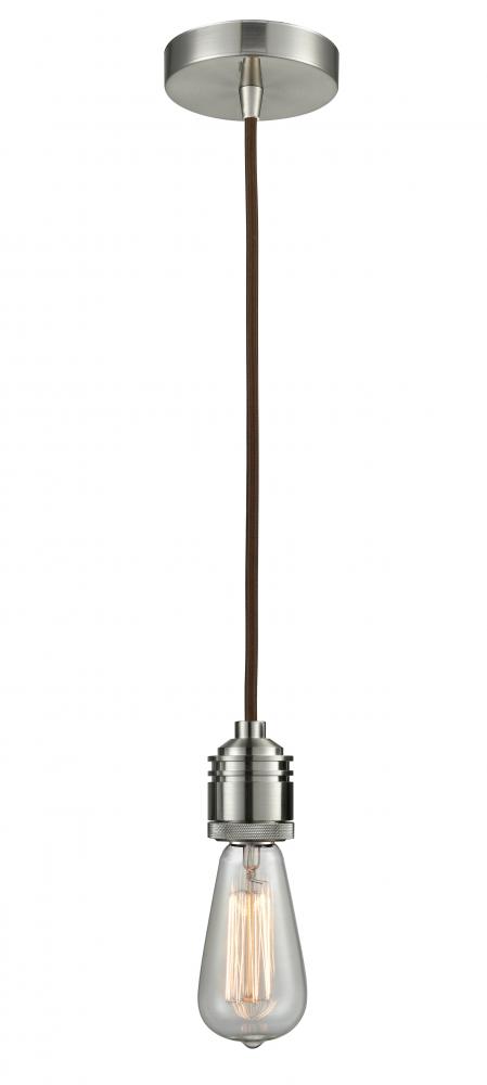 Winchester - 1 Light - 2 inch - Satin Nickel - Cord hung - Mini Pendant