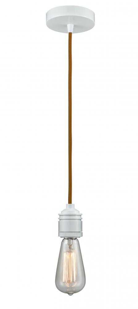 Winchester - 1 Light - 2 inch - White - Cord hung - Mini Pendant