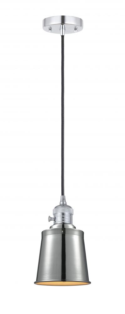 Addison - 1 Light - 5 inch - Polished Chrome - Cord hung - Mini Pendant