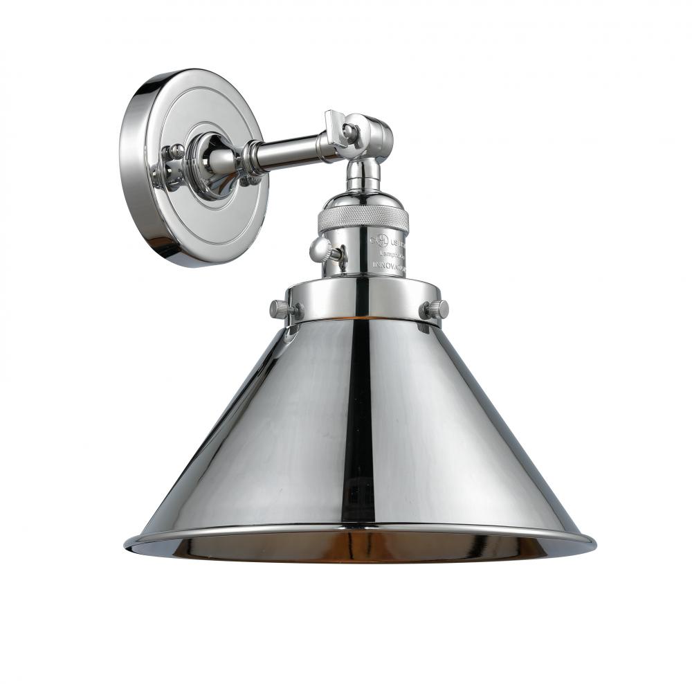 Briarcliff - 1 Light - 10 inch - Polished Chrome - Sconce