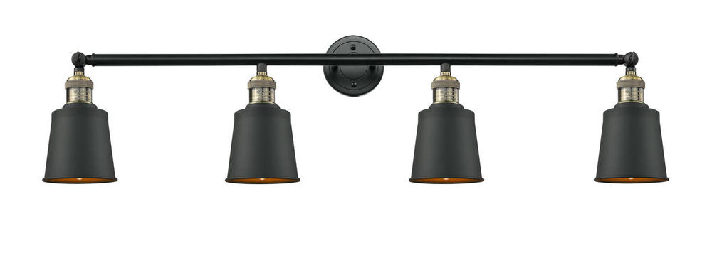 Addison - 4 Light - 42 inch - Black Antique Brass - Bath Vanity Light