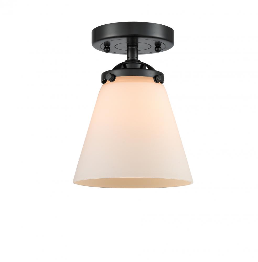 Cone - 1 Light - 6 inch - Oil Rubbed Bronze - Semi-Flush Mount