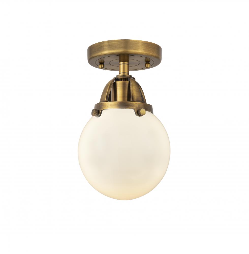 Beacon - 1 Light - 6 inch - Brushed Brass - Semi-Flush Mount