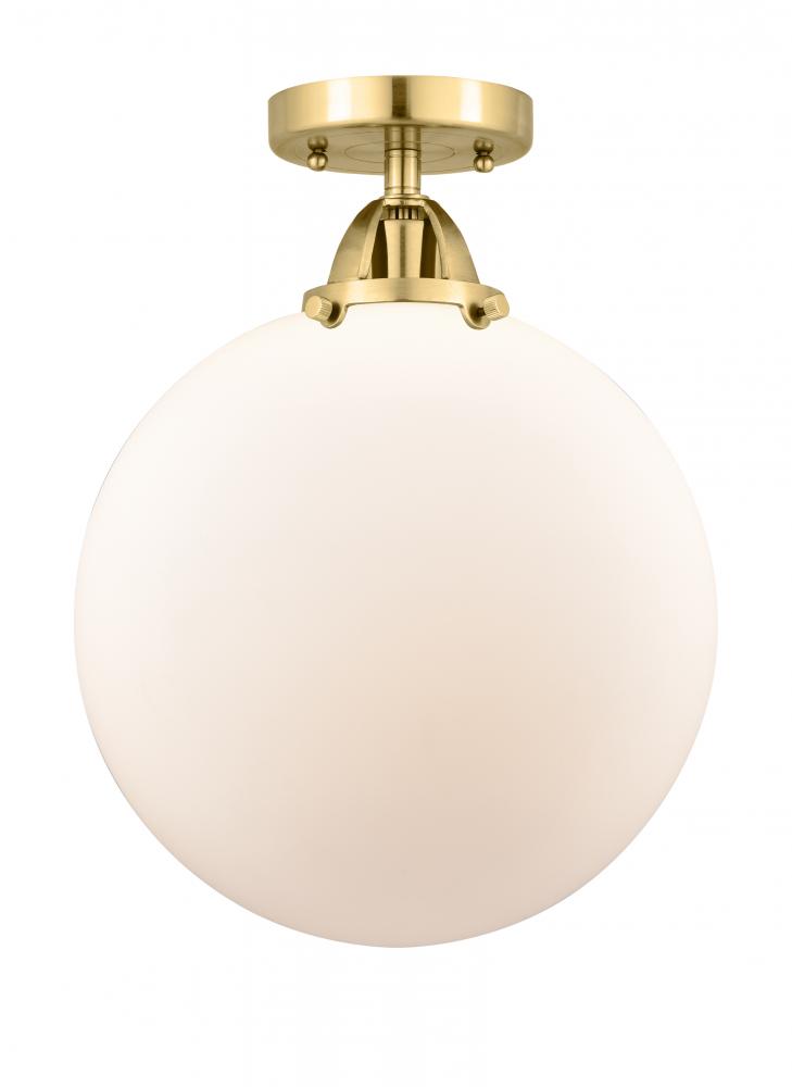 Beacon - 1 Light - 12 inch - Satin Gold - Semi-Flush Mount