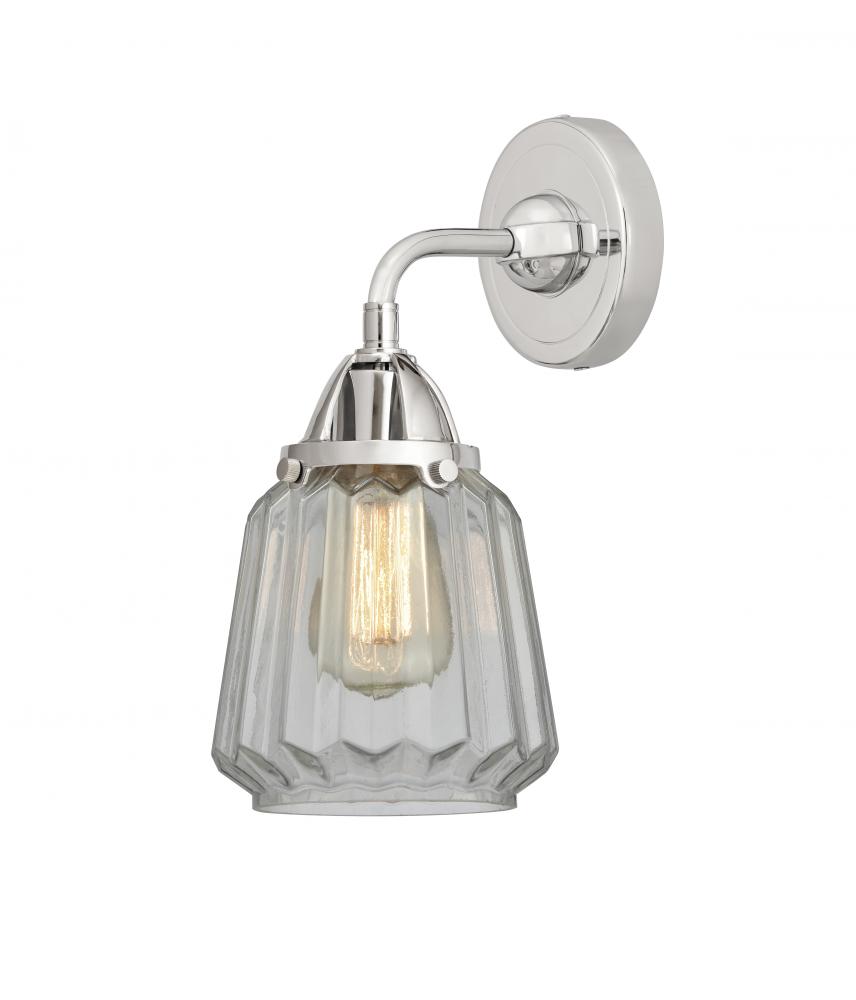 Chatham - 1 Light - 7 inch - Polished Chrome - Sconce