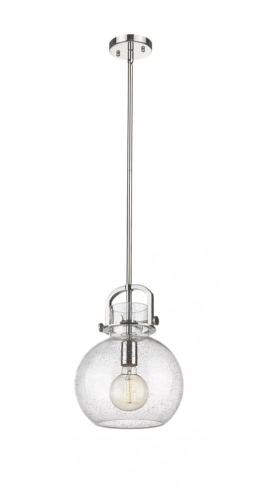 Newton Sphere - 1 Light - 10 inch - Polished Nickel - Mini Pendant