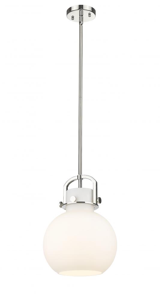 Newton Sphere - 1 Light - 10 inch - Polished Nickel - Mini Pendant