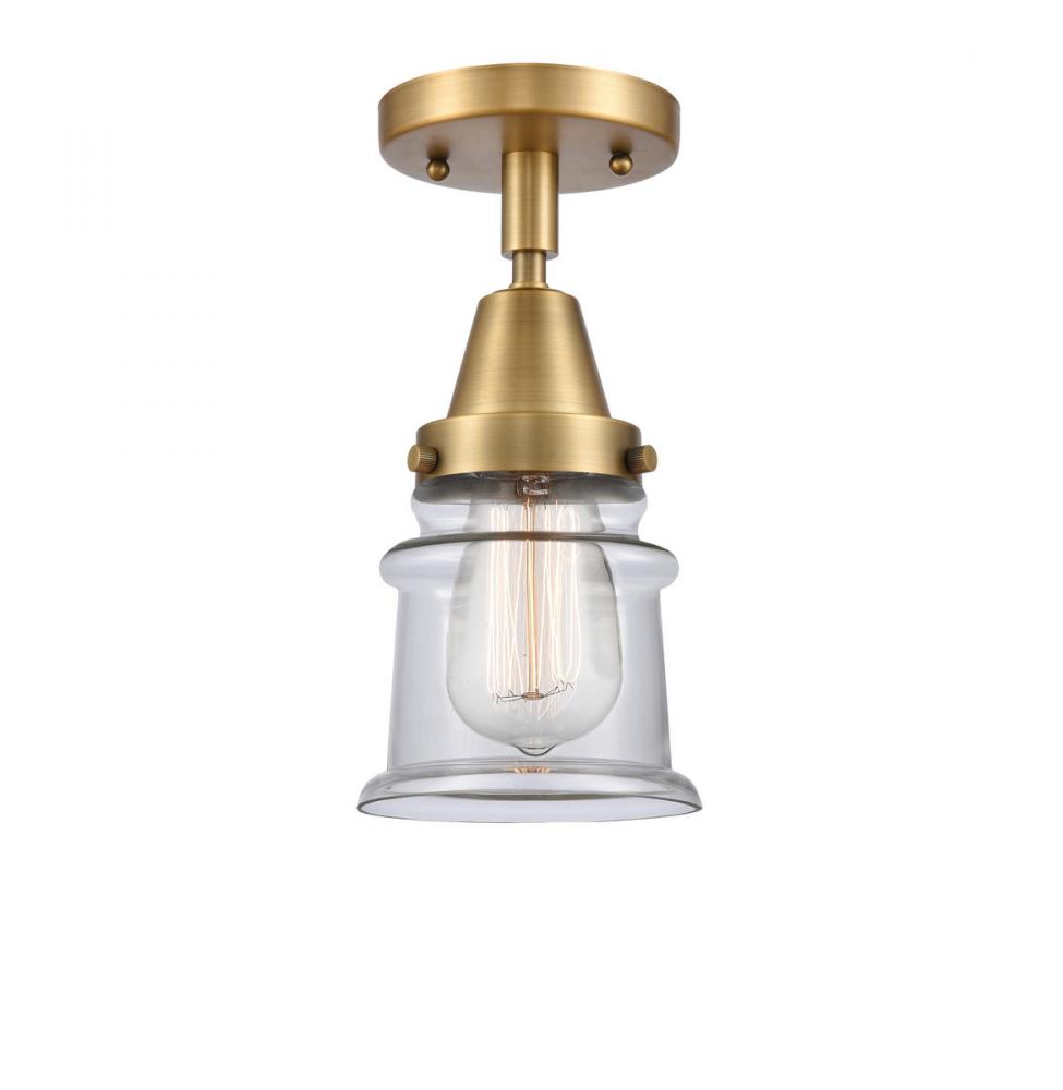 Canton - 1 Light - 6 inch - Brushed Brass - Flush Mount