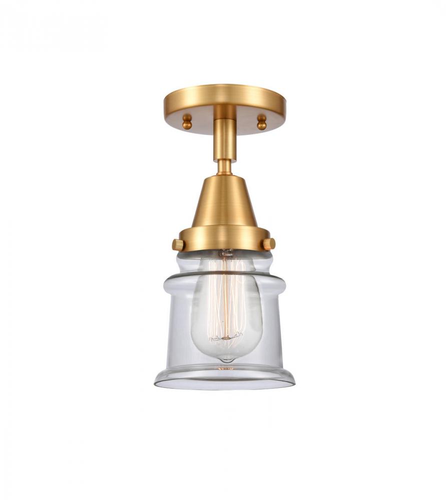 Canton - 1 Light - 6 inch - Satin Gold - Flush Mount