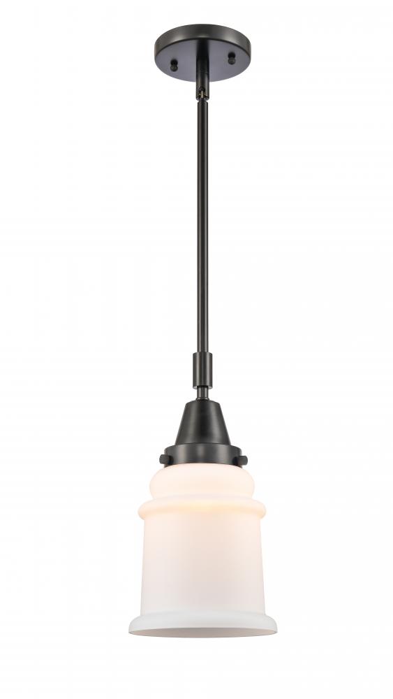 Canton - 1 Light - 7 inch - Matte Black - Mini Pendant