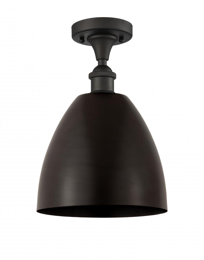 Bristol - 1 Light - 9 inch - Oil Rubbed Bronze - Semi-Flush Mount