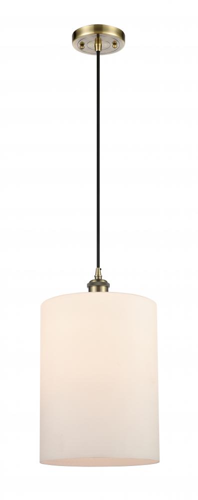 Cobbleskill - 1 Light - 9 inch - Antique Brass - Cord hung - Mini Pendant