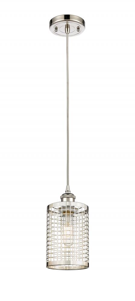 Nestbrook - 1 Light - 5 inch - Polished Nickel - Mini Pendant