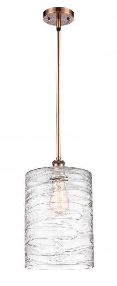 Cobbleskill - 1 Light - 9 inch - Antique Copper - Mini Pendant