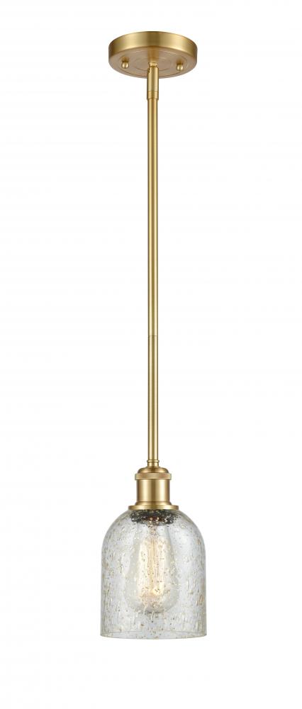 Caledonia - 1 Light - 5 inch - Satin Gold - Mini Pendant