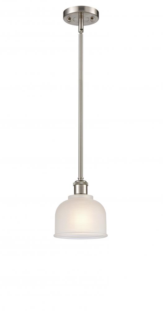 Dayton - 1 Light - 6 inch - Brushed Satin Nickel - Mini Pendant