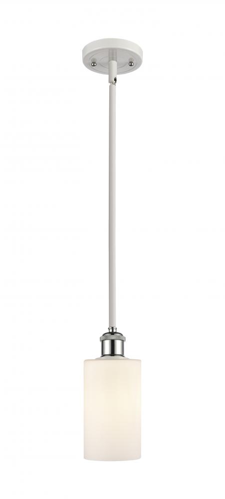 Clymer - 1 Light - 4 inch - White Polished Chrome - Mini Pendant