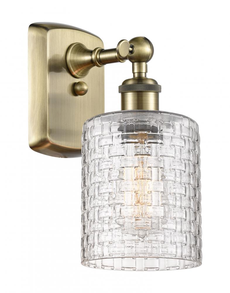 Cobbleskill - 1 Light - 5 inch - Antique Brass - Sconce