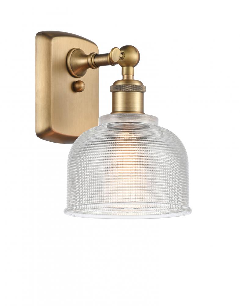 Dayton - 1 Light - 6 inch - Brushed Brass - Sconce