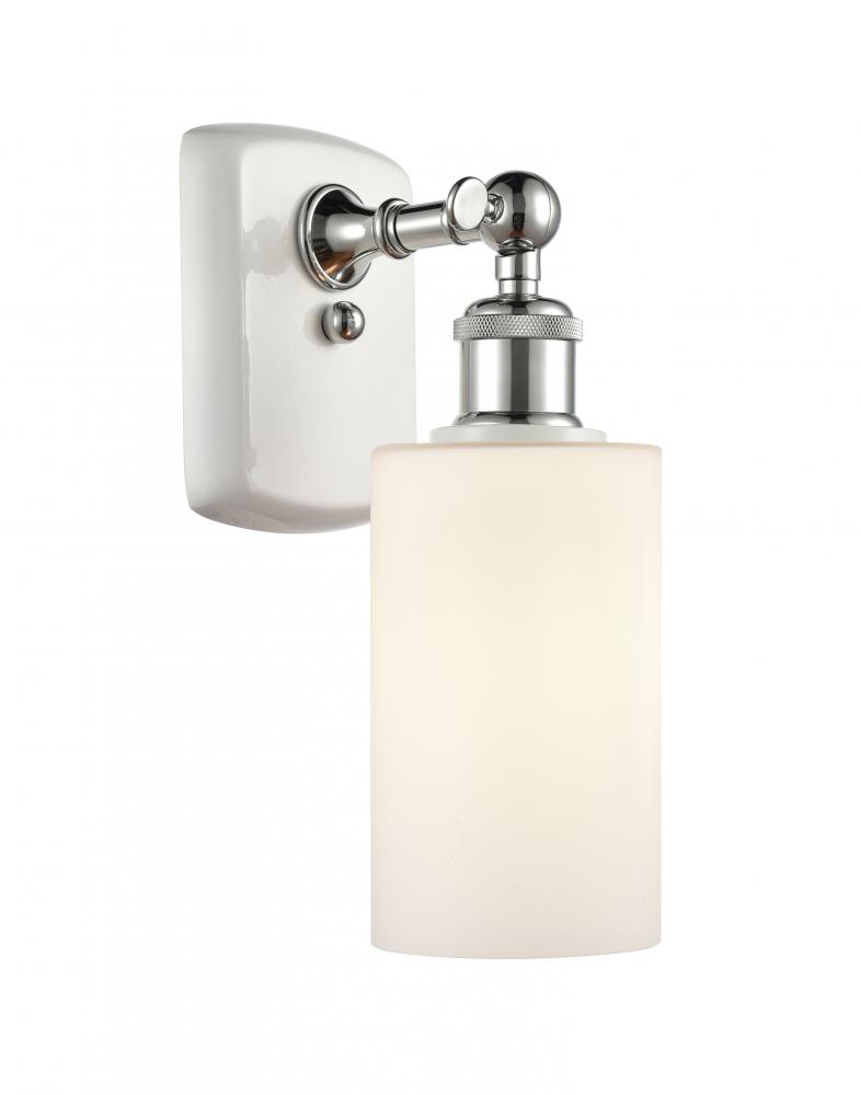 Clymer - 1 Light - 4 inch - White Polished Chrome - Sconce