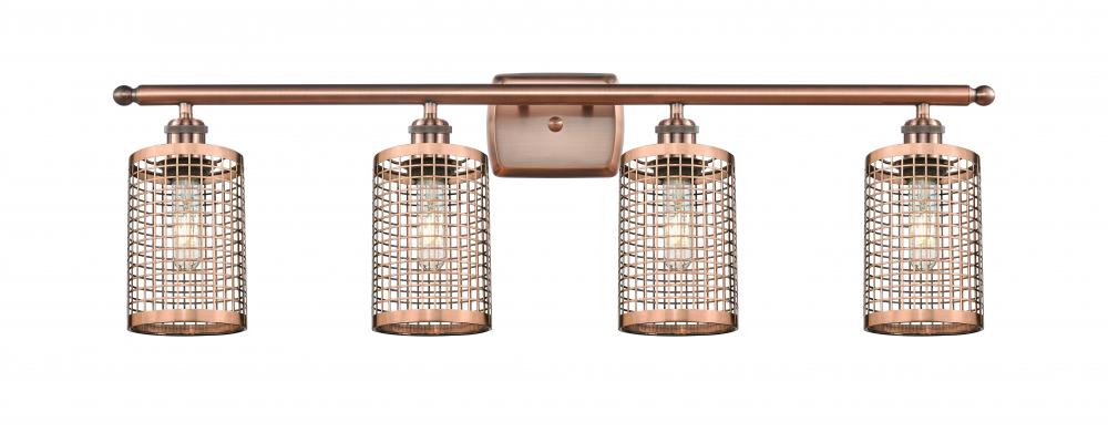 Nestbrook - 4 Light - 35 inch - Antique Copper - Bath Vanity Light