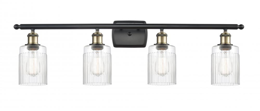 Hadley - 4 Light - 35 inch - Black Antique Brass - Bath Vanity Light