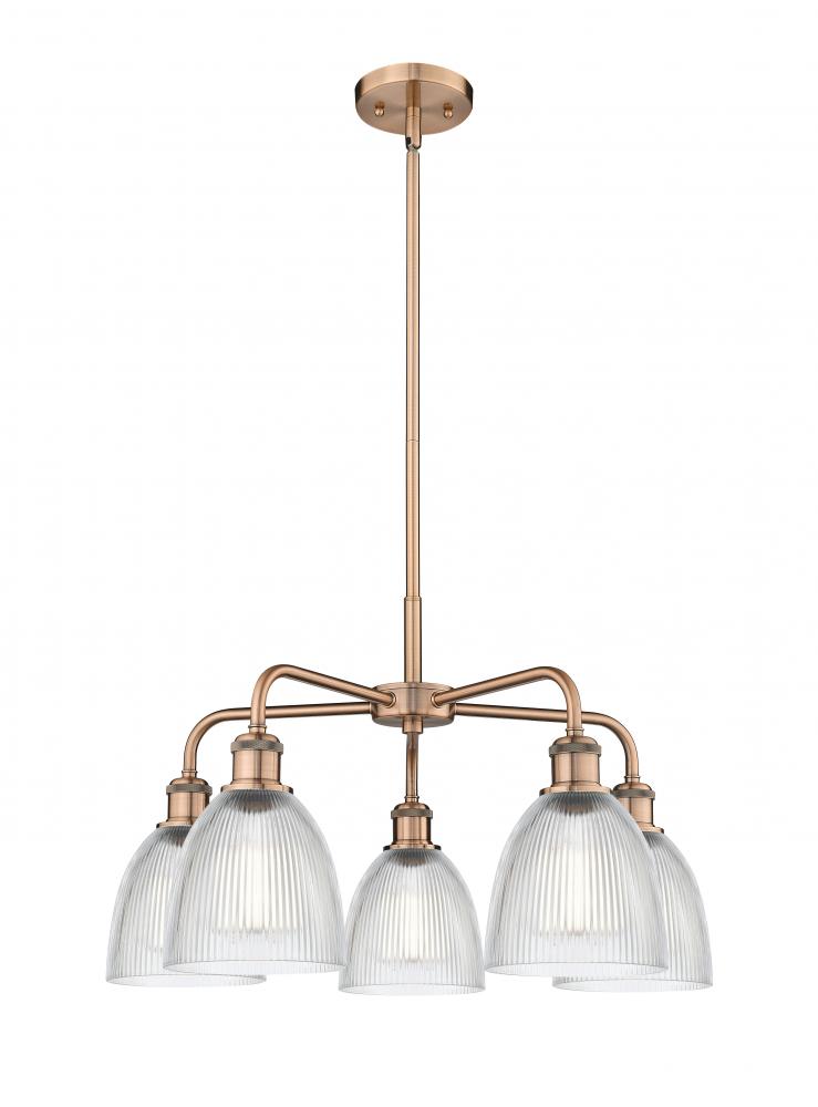 Castile - 5 Light - 24 inch - Antique Copper - Chandelier