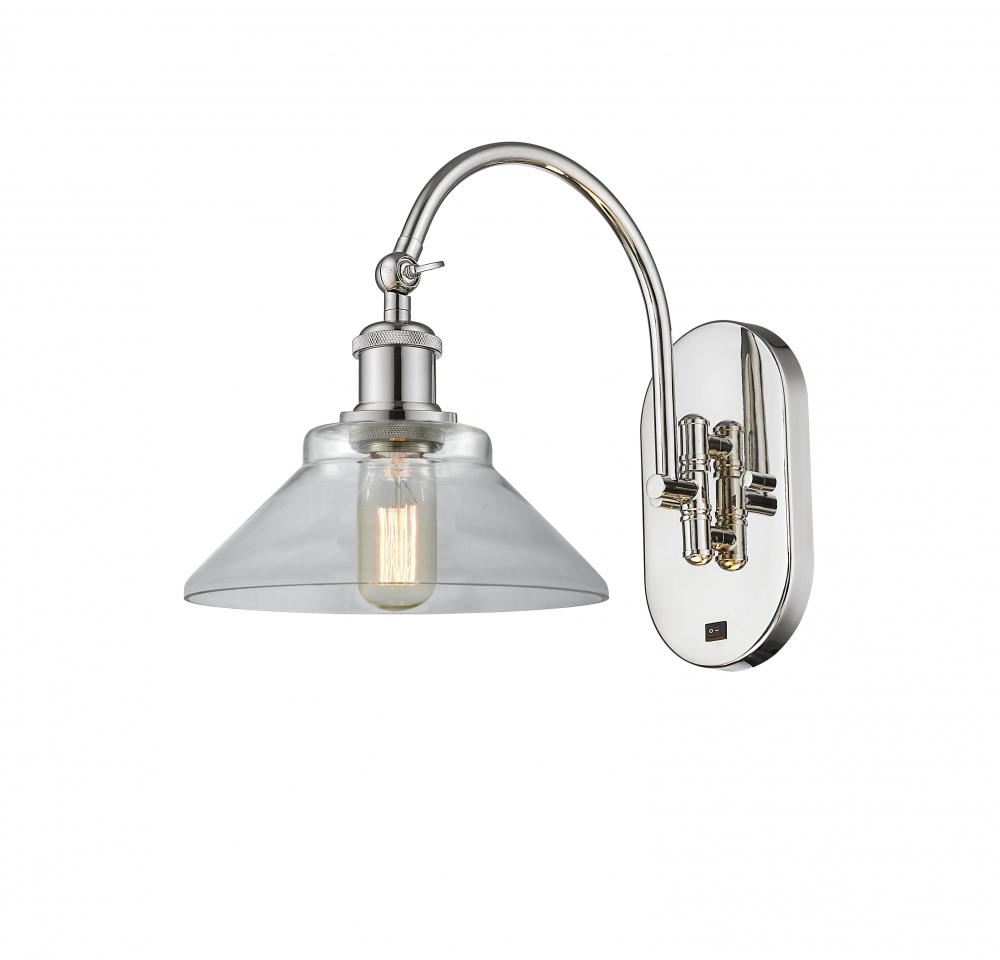 Orwell - 1 Light - 8 inch - Polished Nickel - Sconce