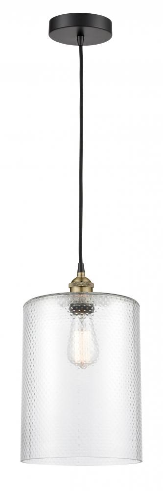 Cobbleskill - 1 Light - 9 inch - Black Antique Brass - Cord hung - Mini Pendant