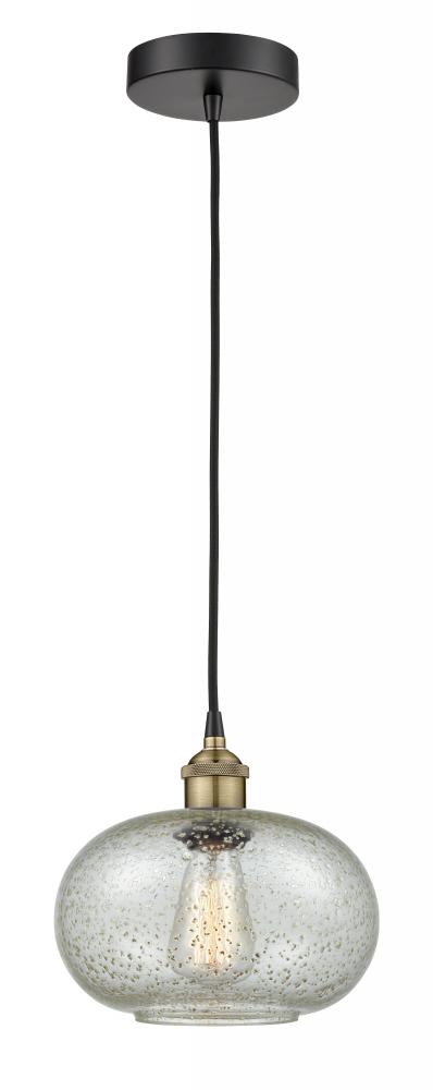 Gorham - 1 Light - 10 inch - Black Antique Brass - Cord hung - Mini Pendant