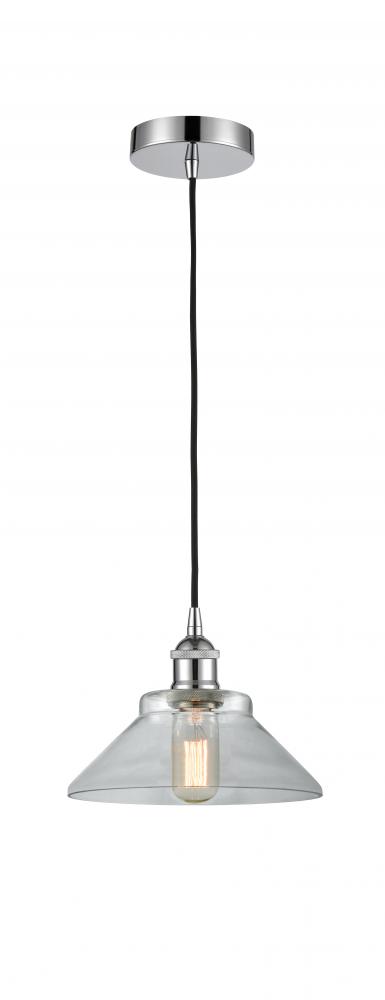 Orwell - 1 Light - 8 inch - Polished Chrome - Cord hung - Mini Pendant