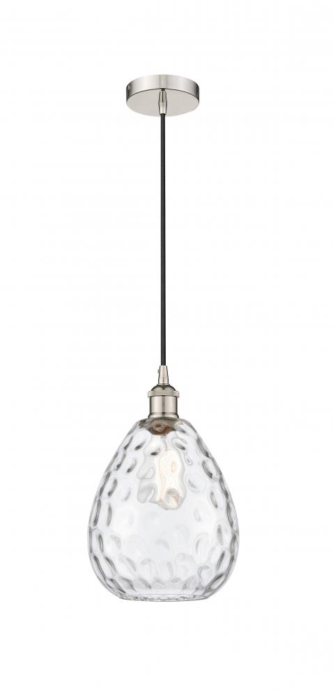 Waverly - 1 Light - 8 inch - Polished Nickel - Cord hung - Mini Pendant