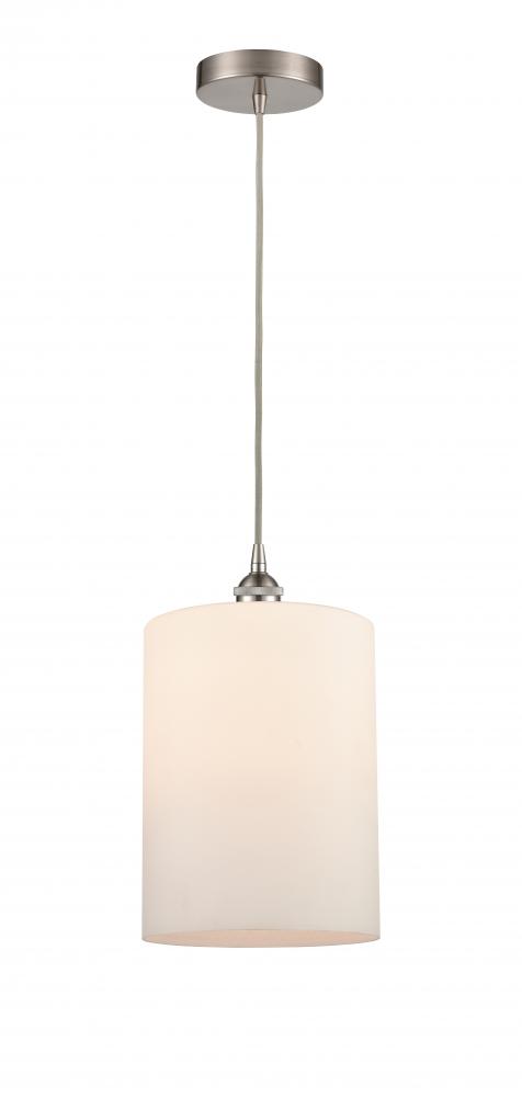 Cobbleskill - 1 Light - 9 inch - Brushed Satin Nickel - Cord hung - Mini Pendant