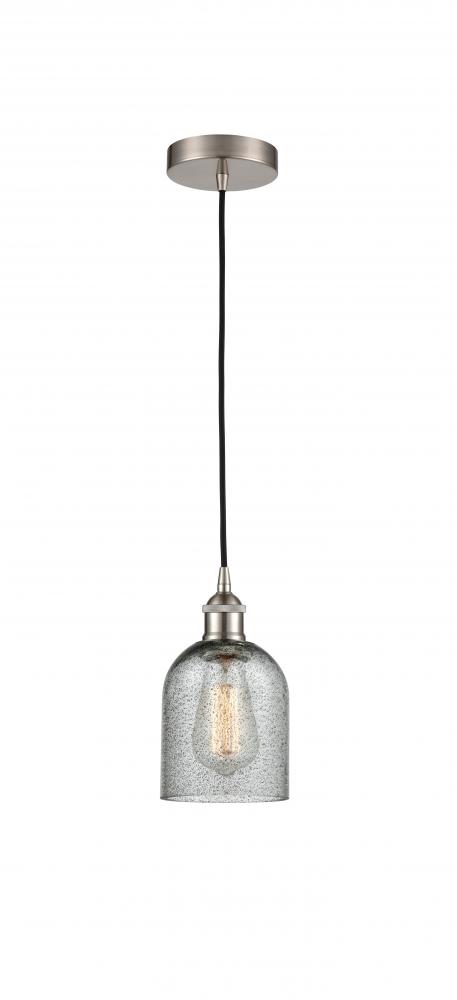 Caledonia - 1 Light - 5 inch - Brushed Satin Nickel - Cord hung - Mini Pendant