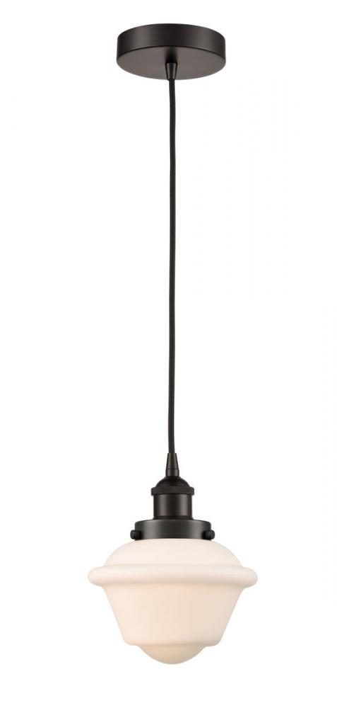 Oxford - 1 Light - 7 inch - Oil Rubbed Bronze - Cord hung - Mini Pendant