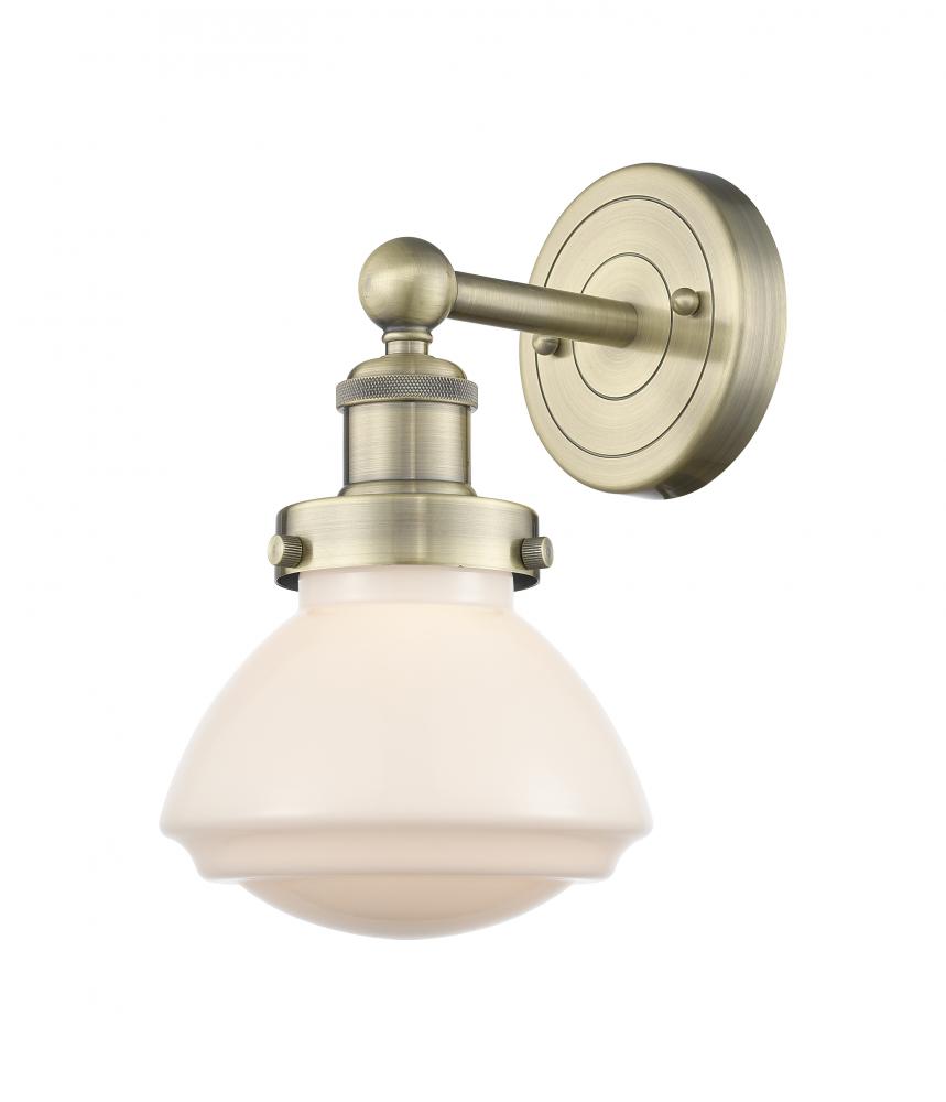 Olean - 1 Light - 7 inch - Antique Brass - Sconce